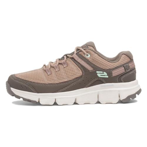 Skechers Mujer Summits At Kissimmee Zapatillas, Brown Synthetic/Textile/Multi Trim, 39 EU