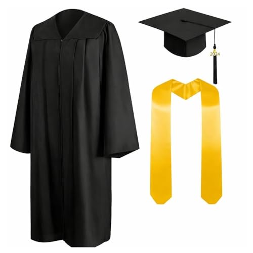 Image of Raj Costume Convocation Dress Graduation Gown and Cap Set for Kids & Adults Convocation Dress Academic Degree Ceremony Robe for School College Graduation Day Matte Polyester Pleated Convocation Gown