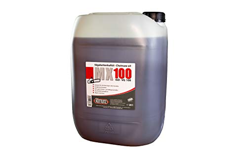 20 litres KETTLITZ-Chain Oil MX100 d'huile de chaîne de tronçonneuse Haute Performance - Made in Germany