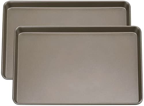 WUWEOT 2pcs Plaque à Four Universelle en Acier Inoxydable Plaque Patissiere Antiadhésives Plaque Cuisson Four Grille Four Universelle Plaque à Gâteaux Plaque de Cuisson Rectangulaire 30 x 44 cm Cover