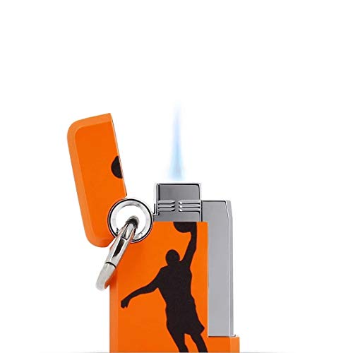 Encendedor S.T. Dupont Hooked Basketball Metal Naranja miniatura 2