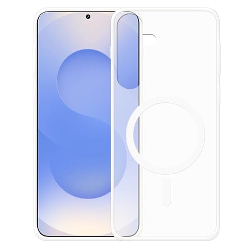 Image of amazon basics Luxury Paper Thin Case Cover for Samsung Galaxy S26 5G | Matte Finish | Compatible with magsafe | (White, Samsung Galaxy S26 5G)