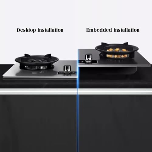Estufa de gas 2 puestos para escritorio de piso miniatura 3