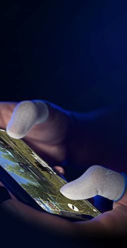 Flydigi Finger Sleeve - 5ª Geração - Par de Luvas de Dedo para Jogos - Fibra de Vidro Flexível - Res