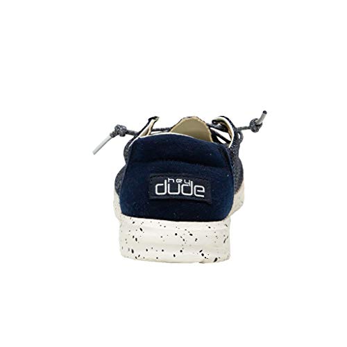 Image of HEYDUDE Women's Wendy Sox Navy Size 4 | Women's Shoes | Women's Lace Up Loafers | Comfortable & Light-Weight