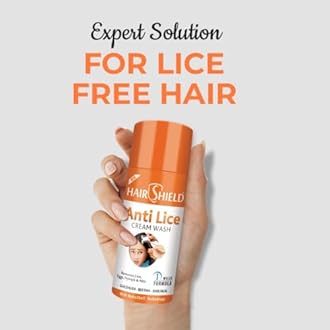 Anti Lice Cream Wash (New Pack of 2 x 30ml) | Each Pack with New Big Lice Specialist Comb | Made with Guldaudi, Reetha & Shikakai | Effective for Kids, Men & Women | 1 Wash Formula (pack of 2)