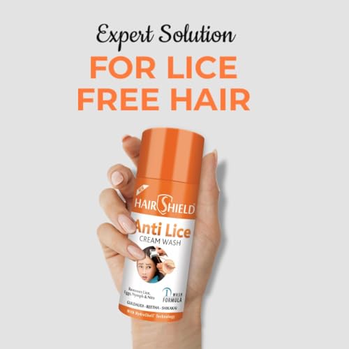 Anti Lice Cream Wash (New Pack of 2 x 30ml) | Each Pack with New Big Lice Specialist Comb | Made with Guldaudi, Reetha & Shikakai | Effective for Kids, Men & Women | 1 Wash Formula (pack of 2)