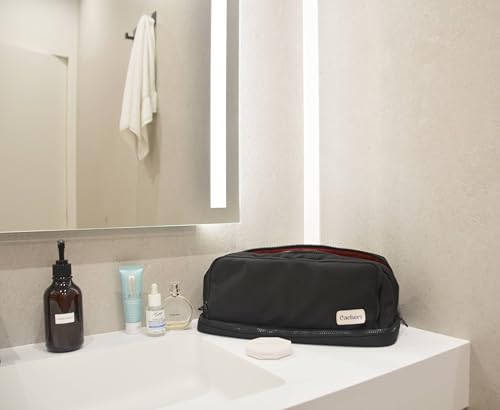 All in One Travel Toiletry Bag, Makeup Bag with Jewelry Compartment and Heat-Resistant Pocket for Hair Tools4