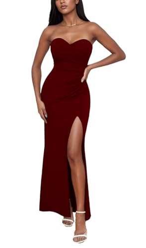 Image of LightlyKiss Women's Bodycon Wedding Guest Dress Formal Cocktail Party Evening Gown