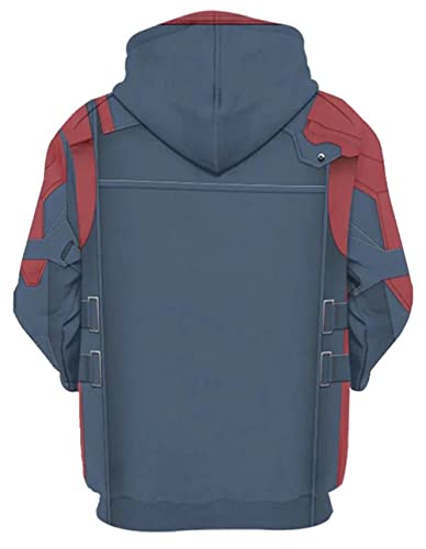 Skycos Unisex Guardians Peter Quil 3D Printed Hoodie Sweatshirt Adult Gotg3 Rocket Groot Cosplay Galaxy Lord Costume Hoodies (As1, Alpha, M, Regular, Regular, Color1) #TOP1