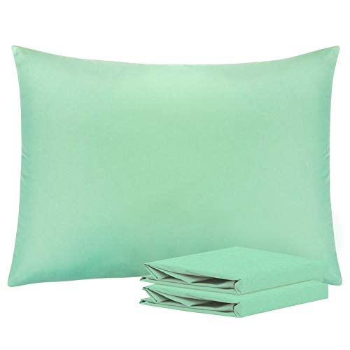NTBAY NTBAY Standard Microfiber Pillowcases, 2 Pack, 20 x 26, Sea Green