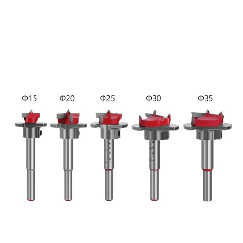 Kit de brocas ajustables para bisagras de 15-35mm, 5 piezas miniatura 3