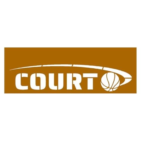 Ronan Sports Customized Basketball Court Stencil, 72 inches Cover