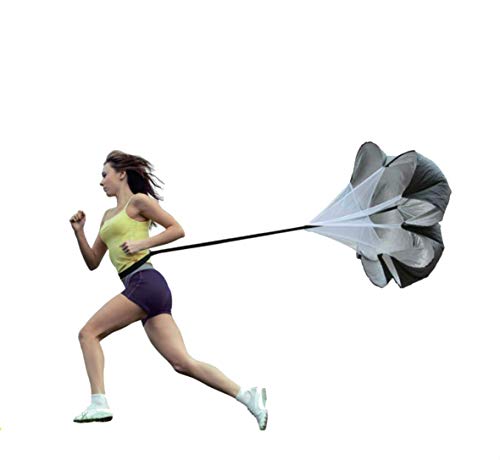 eoocvt 56 inch Power Chute Speed Training - Running Parachute Resistance Trainer - Thumbnail 4