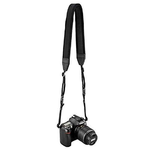 Jjc 4.4Ft Adjustable Neoprene Shoulder Neck Strap W/Quick Release Buckle Clip For Camera Nikon D850 D810 D800 D750 D610 D500 Df D7500 D7200 D7100 D5600 D5500 D5300 D5200 D3400 D3300 P900S P610 B700 #TOP2