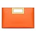 KKXIU Clutch Purse for Women Vegan Leather Evening Bag Formal Handbag for Wedding Party Prom Bridal (Orange)