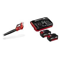 Einhell Akku-Laubbläser GE-LB 36/210 Li E Power X-Change (Li-Ion, 816m³/h Blasleistung, Turboschalter, 3-stufiges + abnehmbares Rohr, inkl. 2x 4,0 Ah Akku und Twincharger) – Ansicht 1
