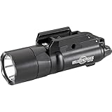 SureFire X300 Turbo 500 LU High-Candela 6 V WeaponLight, 66,000 Candela, 514m Range, Pick Mount, Ambidextrous Controls, IPX7 Waterproof, Aerospace Aluminum (X300T-B)