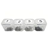 40MAX Airsoft Shim Set 80PCS for AEGs Airsoft Gun Ver.2/3/7 Gearboxes （0.1mm 0.2mm 0.3mm 0.5mm ）