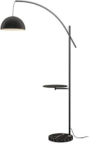 PAASHE Lámparas de pie modernas de atenuación continua lámparas de pie con mesa de café luz de pie recargable para sala de estar oficina iluminación