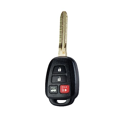 NorthAmerica Remote H Chip Remote Car Key Replacement for 2014-2017 Toyota Camry 4 Button HYQ12BEL (1)