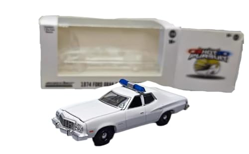 Greenlight Gran Torino Sedan Policía 1974-76 1:64 miniatura 4