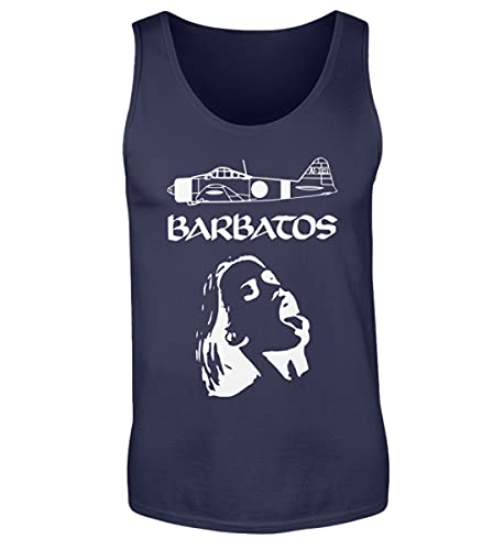 Débardeur bleu Barbatos Rocking Metal pour homme en taille S