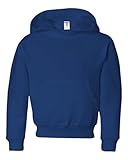Jerzees Youth Pullover Hood, Royal, Medium