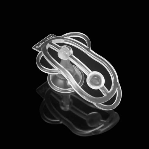 KKSEXY貞操帯 fufu clip 三代 男の娘用 変装コスプレ押し込み型貞操体貞操ロック隠れ貞操装置 漏斗の設計貞操ケージ 大人のおもちゃ（透き通った） - 画像4