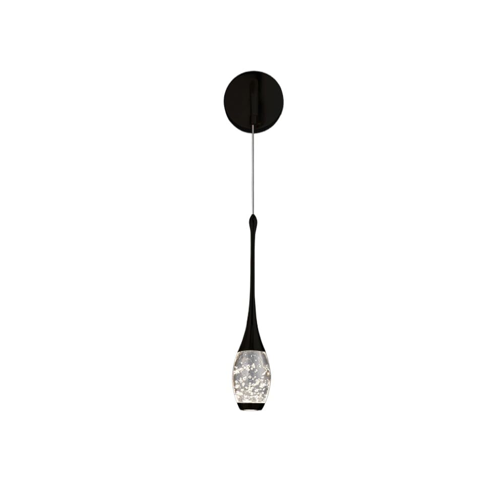 SXSCARKX Modern Home Decoration Wall Sconce Bathroom Crystal Bubble Glass Mount Light Farmhouse Vintage Lighting Fixture Mid Century Hanging Lamp For Bedroom Living Room Hallway