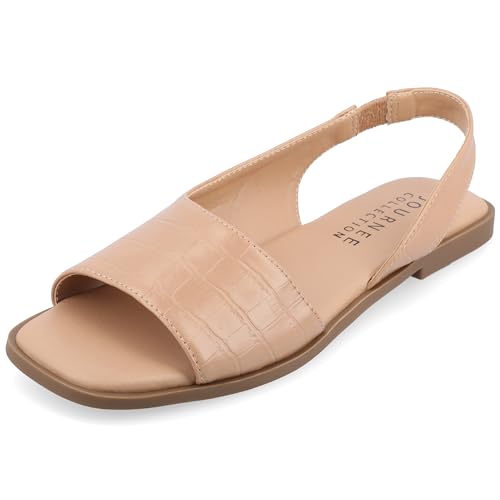 Image of Journee Collection Women's Brinsley Slingback Flat Sandals