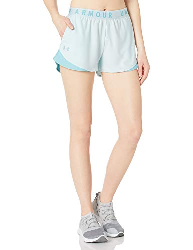 Under Armour (アンダーアーマー) レディース プレーアップ ショーツ 3.0 リフトブルー (462)/ブルーヘイズ XXL