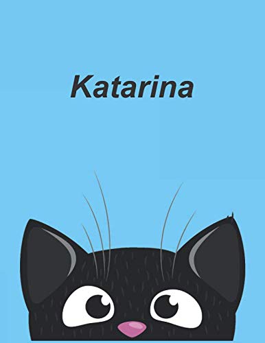 Personalisiertes Notizbuch: Katarina - über 100 Seiten, Dot Grid Notizbuch im A4+ Format mit Punkteraster (German Edition)
