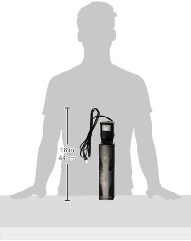 SunSun JP-025F Aquarium Powerhead Water Pump with Internal Filter dimensions