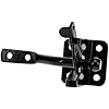 National Hardware Automatic Gate Latch, Black, 4 in Strike, Model N184-861, For Outswing Gates Doors Animal Pens