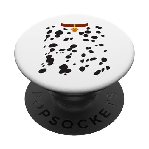 Disfraz de dálmata para perro, diseño de lunares de dálmata para Halloween PopSockets PopGrip Adhesivo