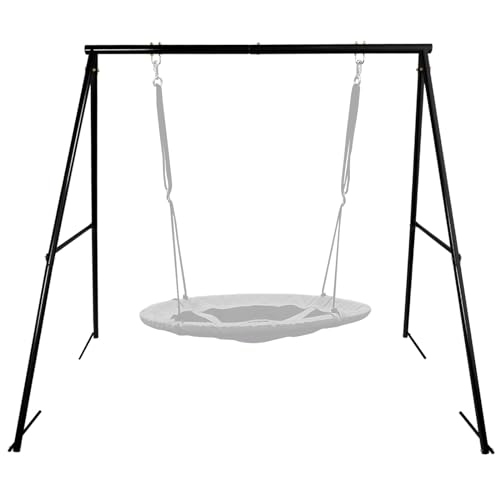 Hishine SS01 Swing Stand A Frame For Porch Outdoor 550Lbs Heavy Duty 71 Inch Height Full Metal Swing Frame thumb #3