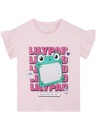 Disney Toy Story Tshirt Lilypad Girls T Shirt Short Sleeve Toy Story 5 Top Cotton Clothes for Girls Pink 5-6 Years