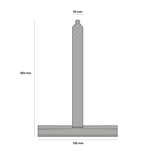 NOBILY Maxi/Rolladenfedern, Aufhängefedern, 10er Set, Rolladenfeder, Stahlfeder, Befestigungsfeder für Rolladenmotoren, Rohrmotor und Rolladenantrieb, Kunststoffbeschichtet