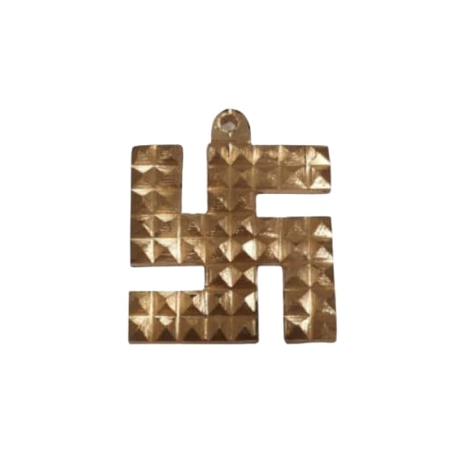 Copper Swastik Pyramid Vastu Dosh Nivaran Items for Home & Office Main Door Entrance Decor 2 Inch