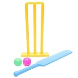 GARVALON Ensemble de Cricket pour Garçon et Filles 4 Pièces Jeu de Sport Interactif en Mat...