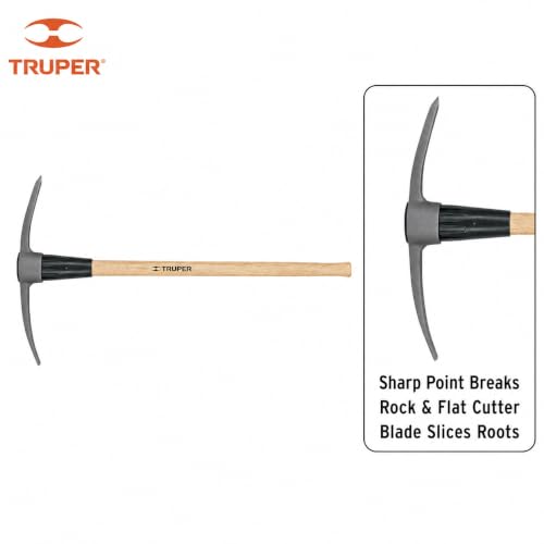 Truper 5 lb herramienta excavación con mango de madera 36 pulg miniatura 3