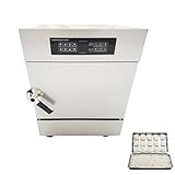 INTSUPERMAI Electric Steaming Cabinet Mobile Food Heated Warmer 4 Trays Commercial Rice Steaming Machine Stainless Steel Hot Stamer Cabinet for Restaurant 220V 6Kw