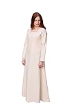 100% Baumwolle Burgschneider Mittelalter Larp Unterkleid Johanna - Natur (XXL)