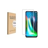 Shunwige Displayschutz aus gehärtetem Glas, entworfen für Moto G9, gehärtetes Glas / Ausrichtungsrahmen / kratzfest / deckt nur den Anzeigebereich ab