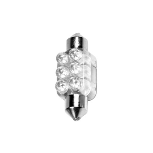 Lampa – 12 V lámpara LED Siluro 8 – 13 x 35 mm – SV8,5 – 8 – 1 unidades – D/Blister – Azul
