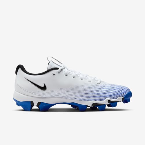 Nike Vapor Shark 3 Football Cleats (FB3304-101, White/Racer Blue/Black)3
