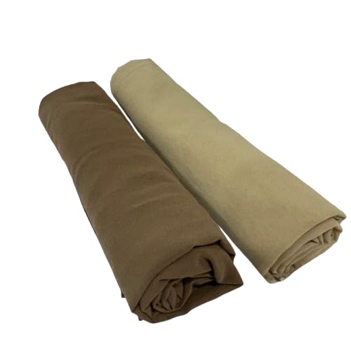 Brown and beige Georgette hijab combo-image-31