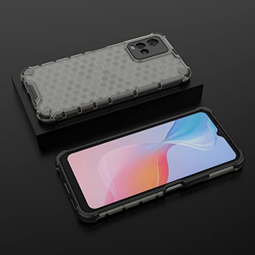 Image of Glasgow Back Case Cover Compatible with Vivo Y21e / Y21 / Y33s / Y21t / Y33t (Stylish Design) - Black