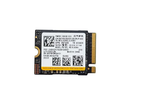 �y�����ςݕi�zSamsung PM9B1 2230 256GB NVMe SSD MZ-9L4256A M.2 PCIe Gen4 x4 ����SSD �Ǎ��ő�3300MB/s �����ő�1250MB/s Dell DP/N 0N7V05 OEM �o���N